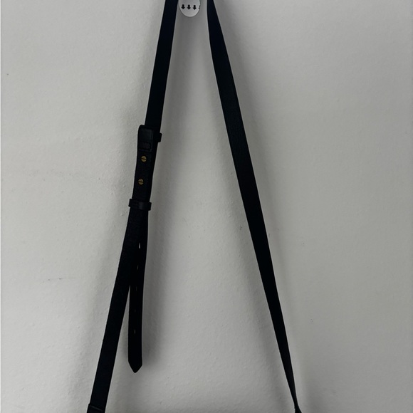 Madewell Black Crossbody Bag with Gold Accents - Picture 9 of 12